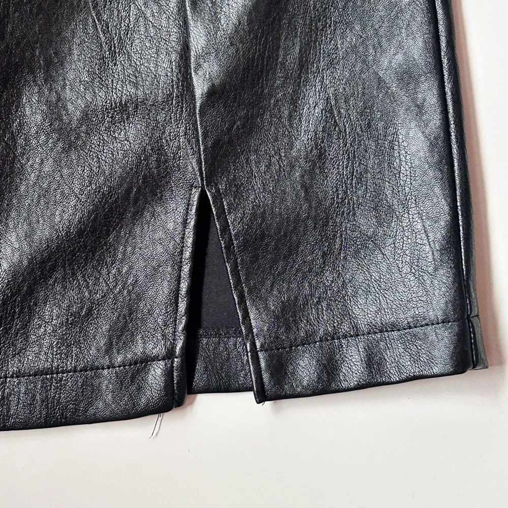 Wild Fable Gray Mini Pencil Skirt with Slit small (I) - Picture 2 of 4